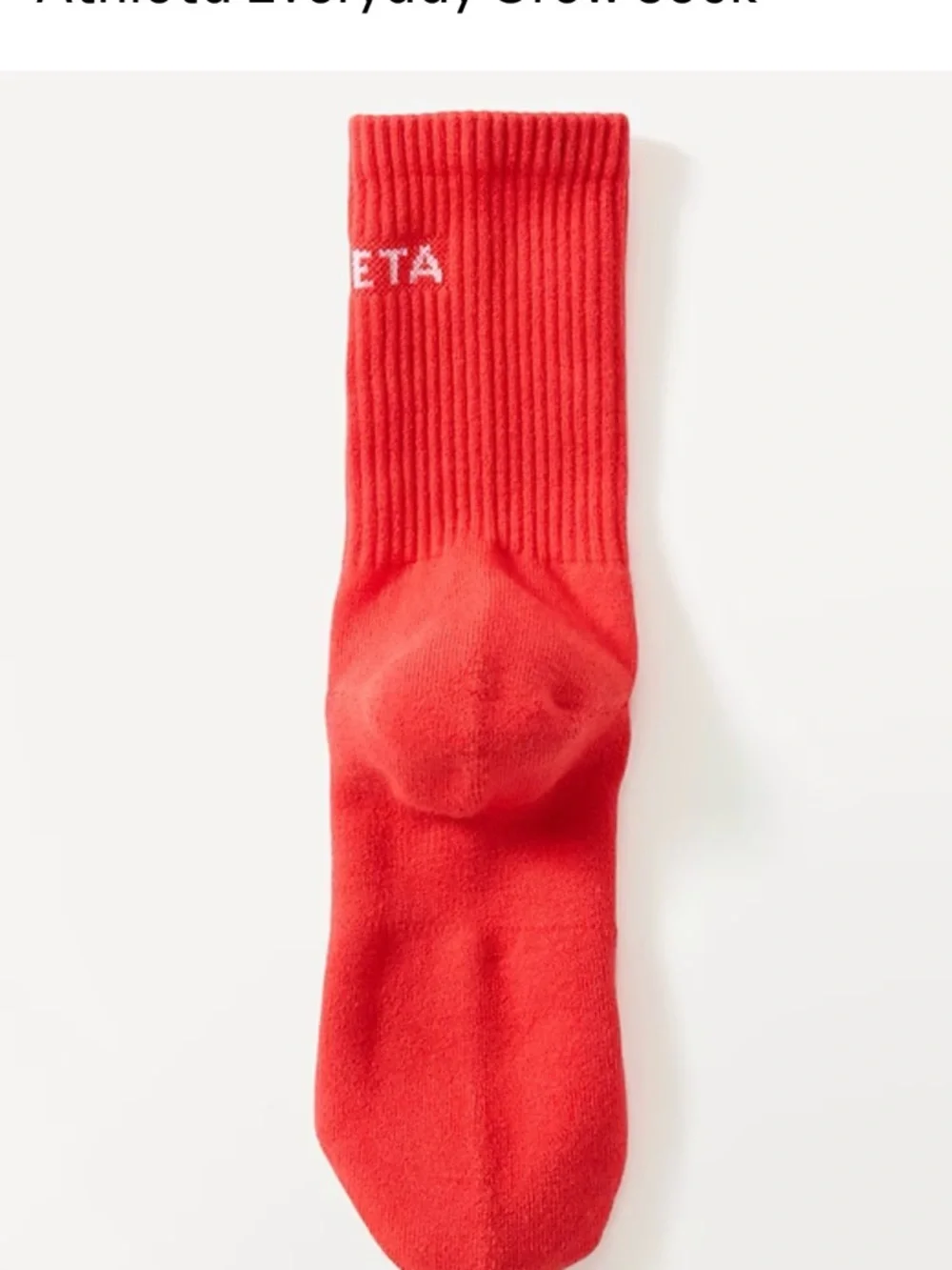 NWT Athleta Everyday Crew Socks - size M/L - Picture 5 of 5
